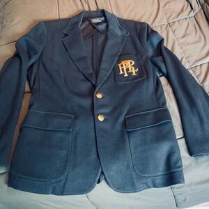 Polo by Ralph Lauren Dark Blue Blazer with Gold Buttons